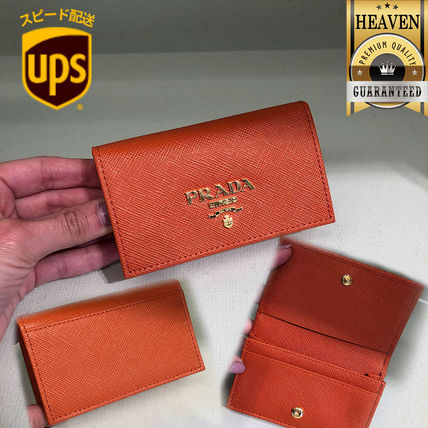 オレンジ系 PRADA(プラダ) カードケース・名刺入れ(レディース