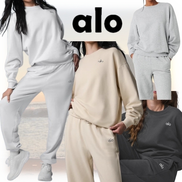 上下セット◇【ALO Yoga】PULLOVER ＆SWEATPANT ◇セットアップ (ALO