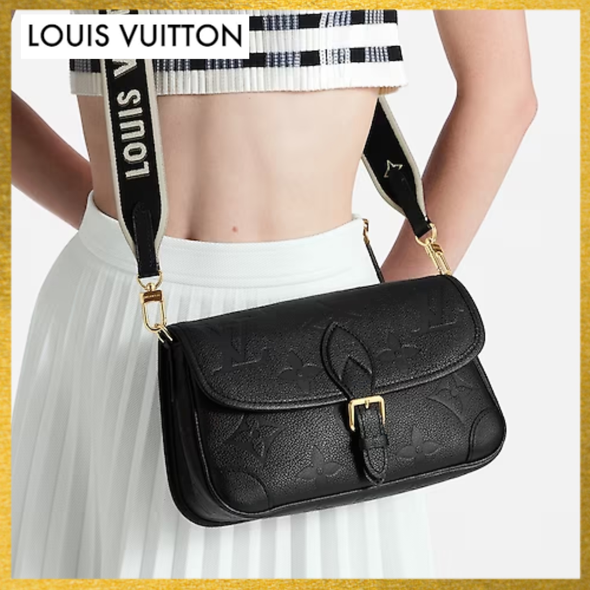 LOUIS VUITTON】ディアヌ バッグ☆アンプラント レザー (Louis Vuitton