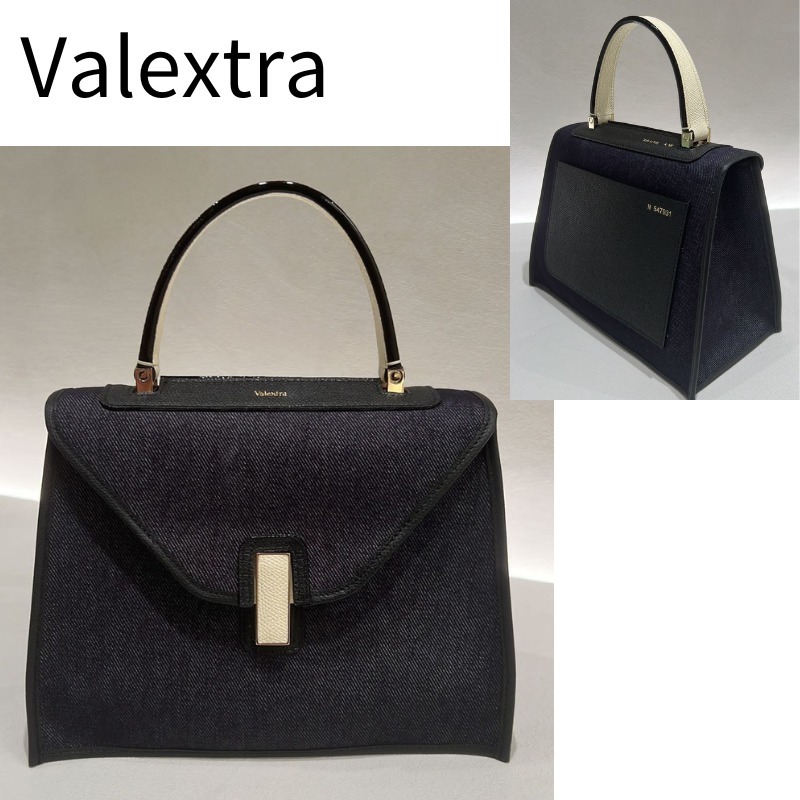 ヴァレクストラ Valextra Iside マイクロ バッグカバー デニム