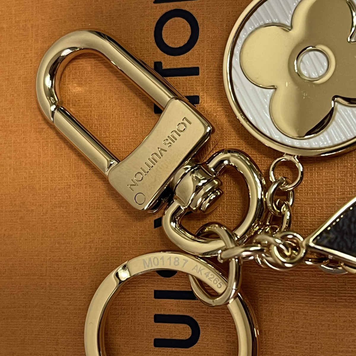 ☆LV☆ルイヴィトン ポルト クレ・スプリング キーリング (Louis