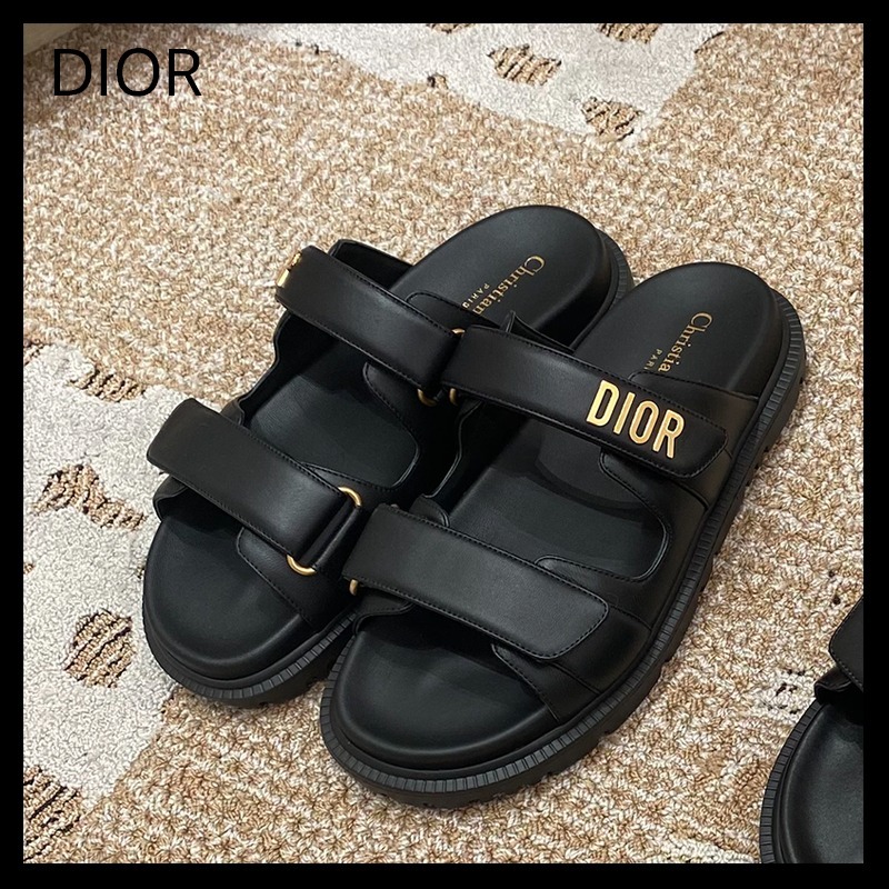 すぐ届く】 DIOR ディオール DIORACT スライドサンダル (Dior/サンダル