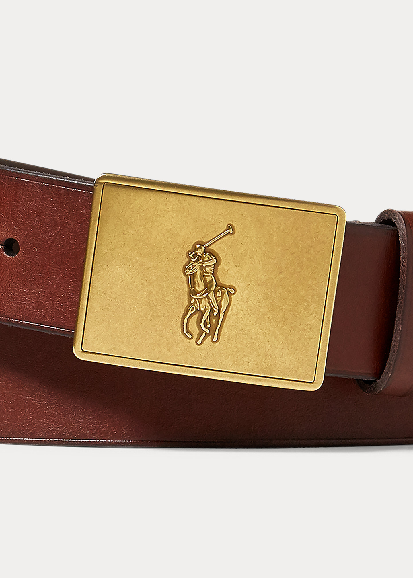 ポロラルフローレン ポニーバックル 本革レザーベルト (Ralph Lauren