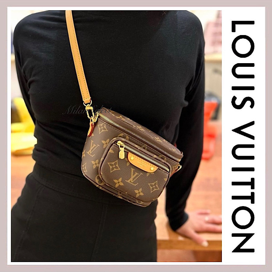入手困難》LOUIS VUITTON モノグラム ミニ バムバッグ 2WAY (Louis