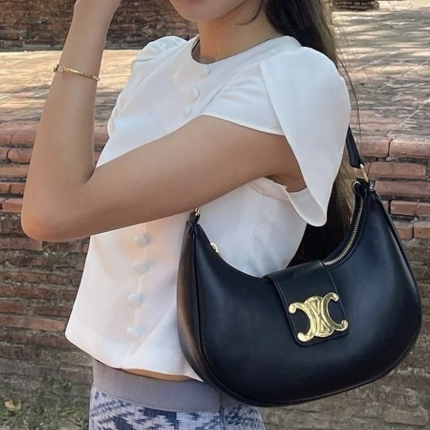 CELINE】AVA トリオンフ スムースカーフスキン バッグ (CELINE