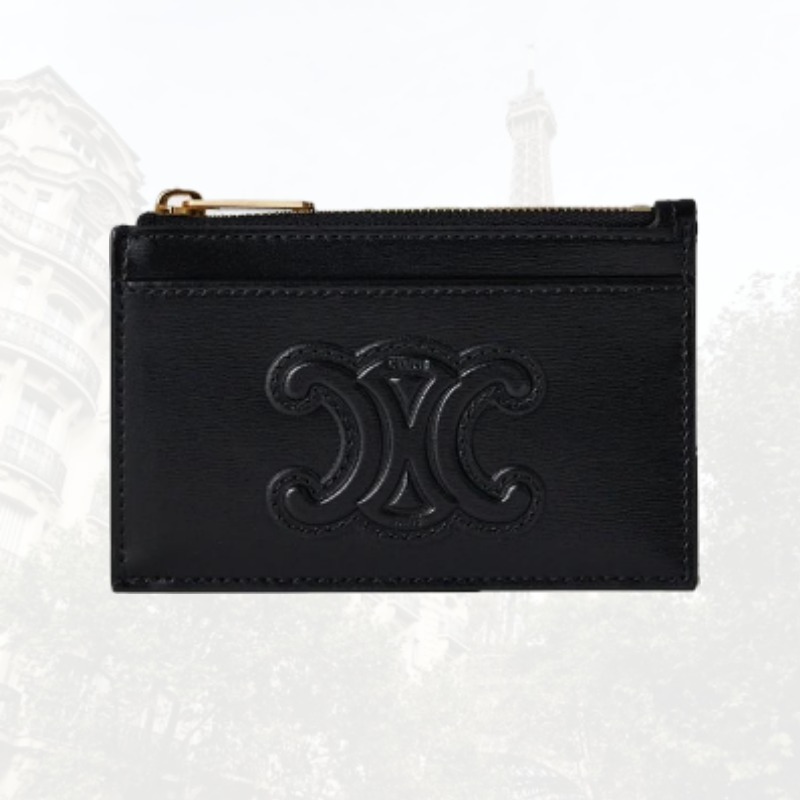 送料込*セリーヌ*ジップ付きカードホルダー/フラグメントケース