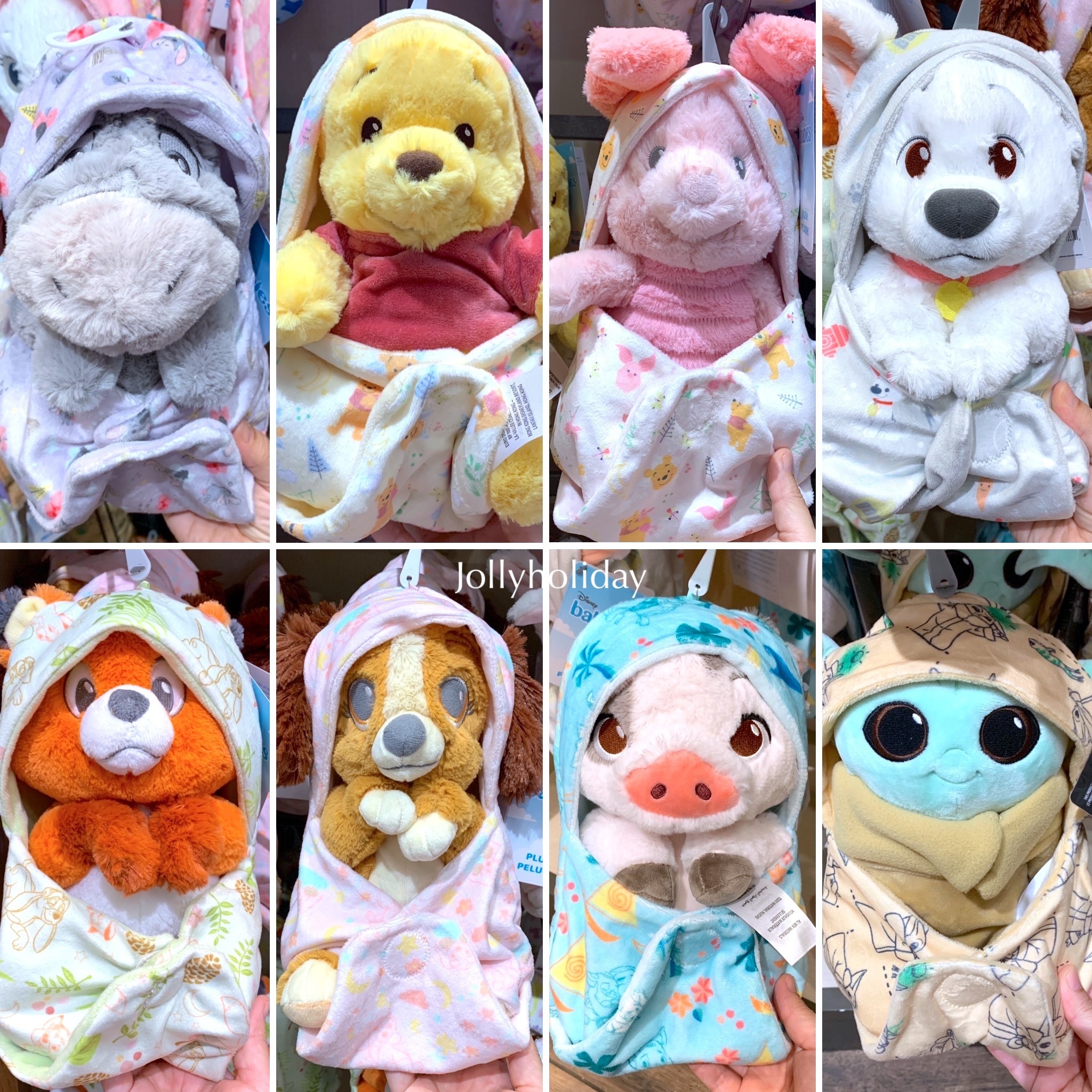 ☆US Disney Parks☆ディズニーベビー おくるみ入りぬいぐるみ (Disney