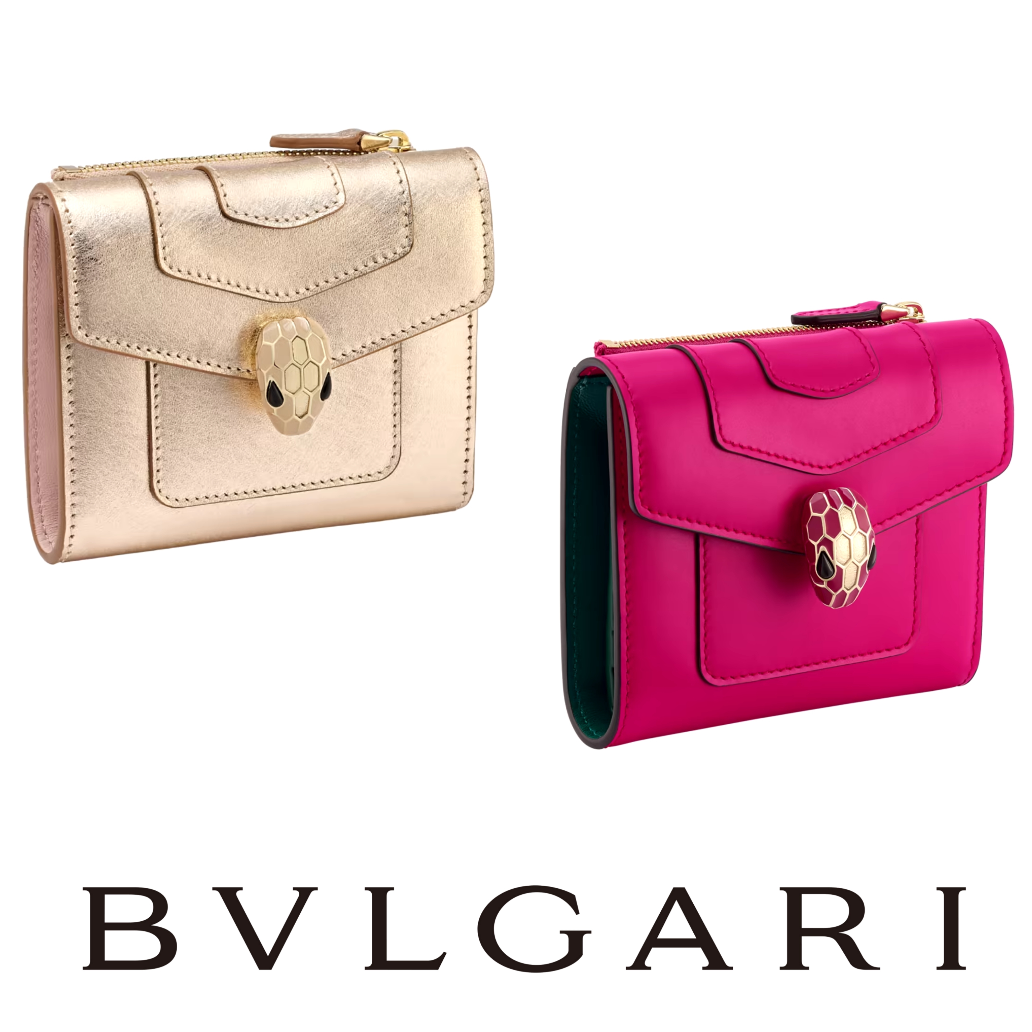 BVLGARI ブルガリ】セルペンティ フォーエバー 三つ折り財布 (Bvlgari
