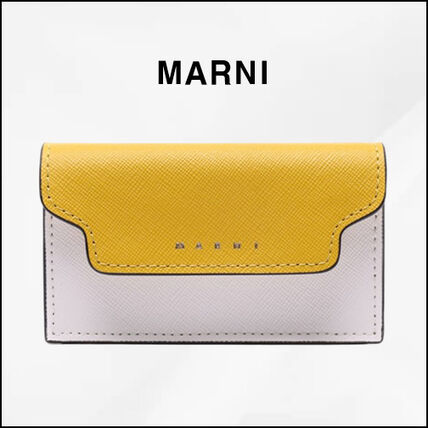 イエロー（黄色）系 MARNI(マルニ) カードケース・名刺入れ(レディース