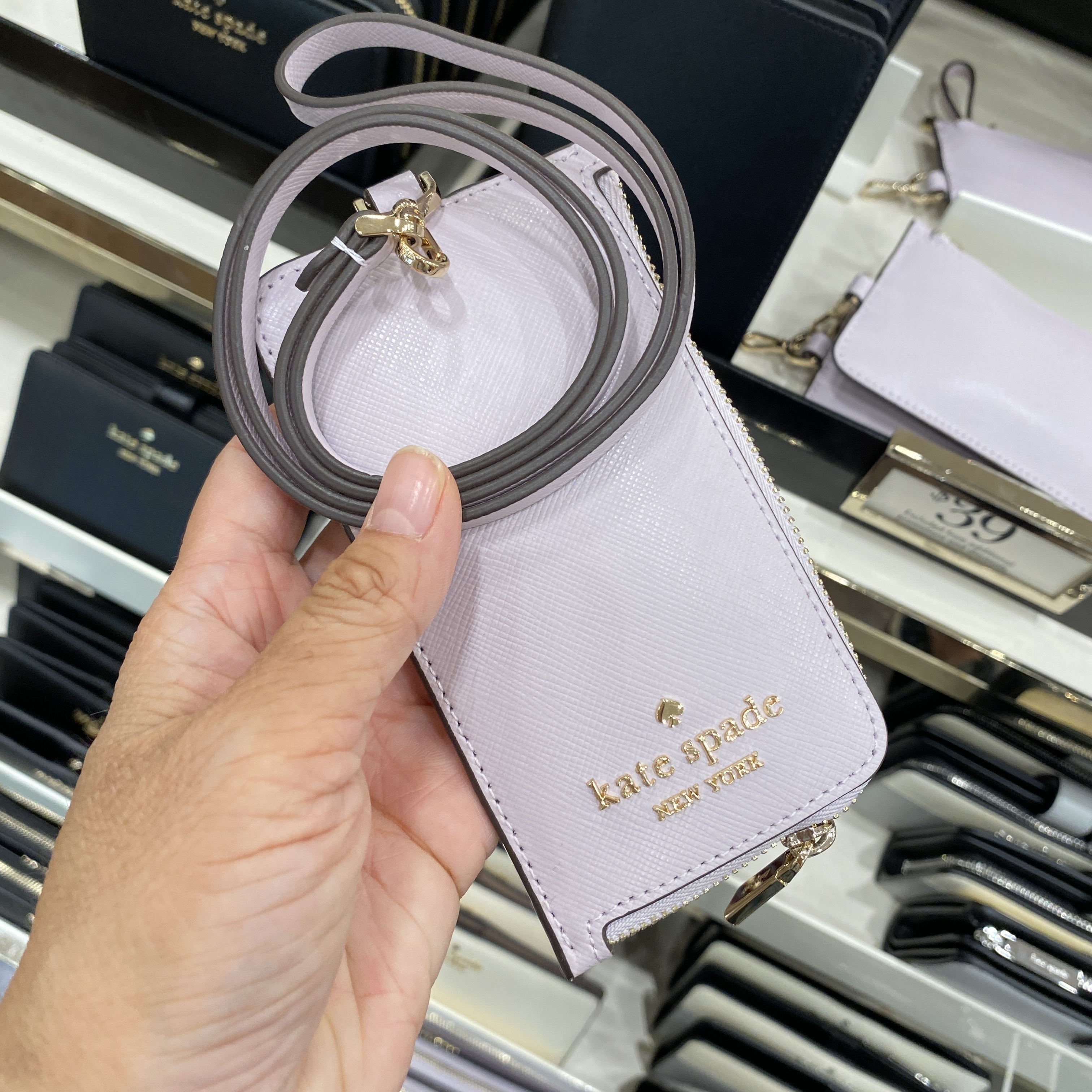 定番 Kate Spade☆Madison cardcase lanyard☆カード入れ KC573 (kate