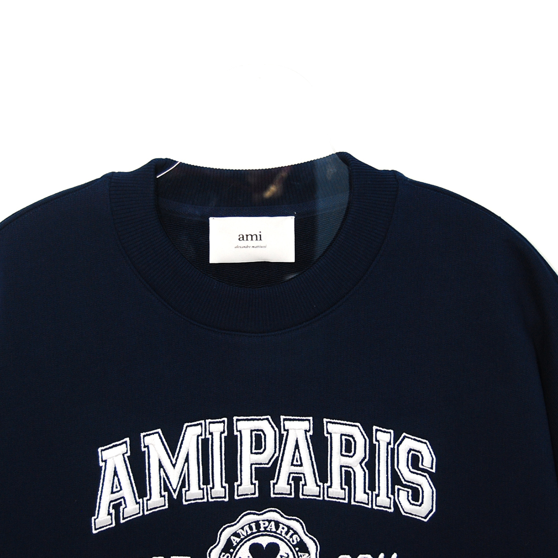 関税負担なし☆AMI PARIS アミ パリス ロゴ トレーナー男女兼用 (AMI