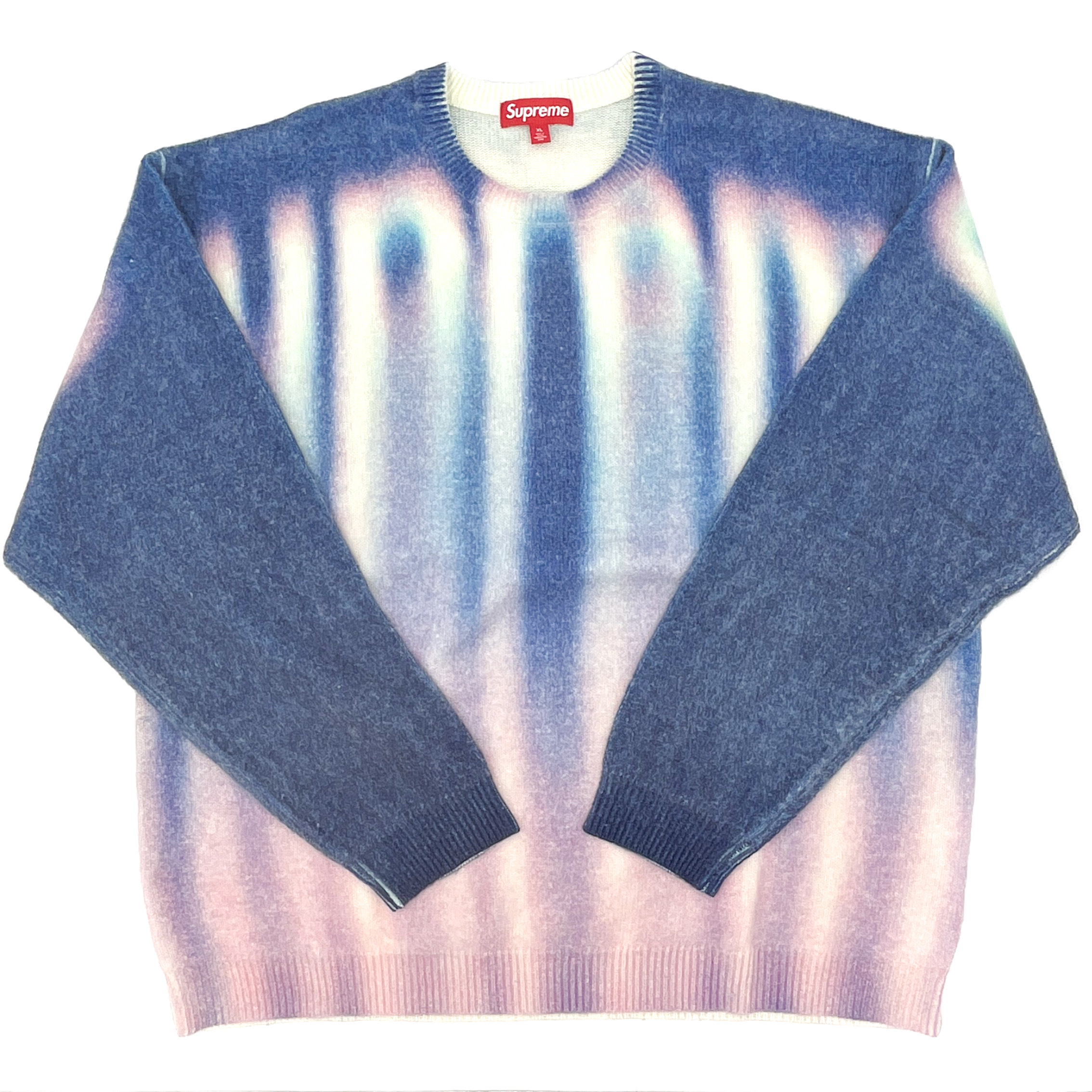 関税込 23AW 立ち上げ SUPREME BLURRED LOGO SWEATER (Supreme/ニット