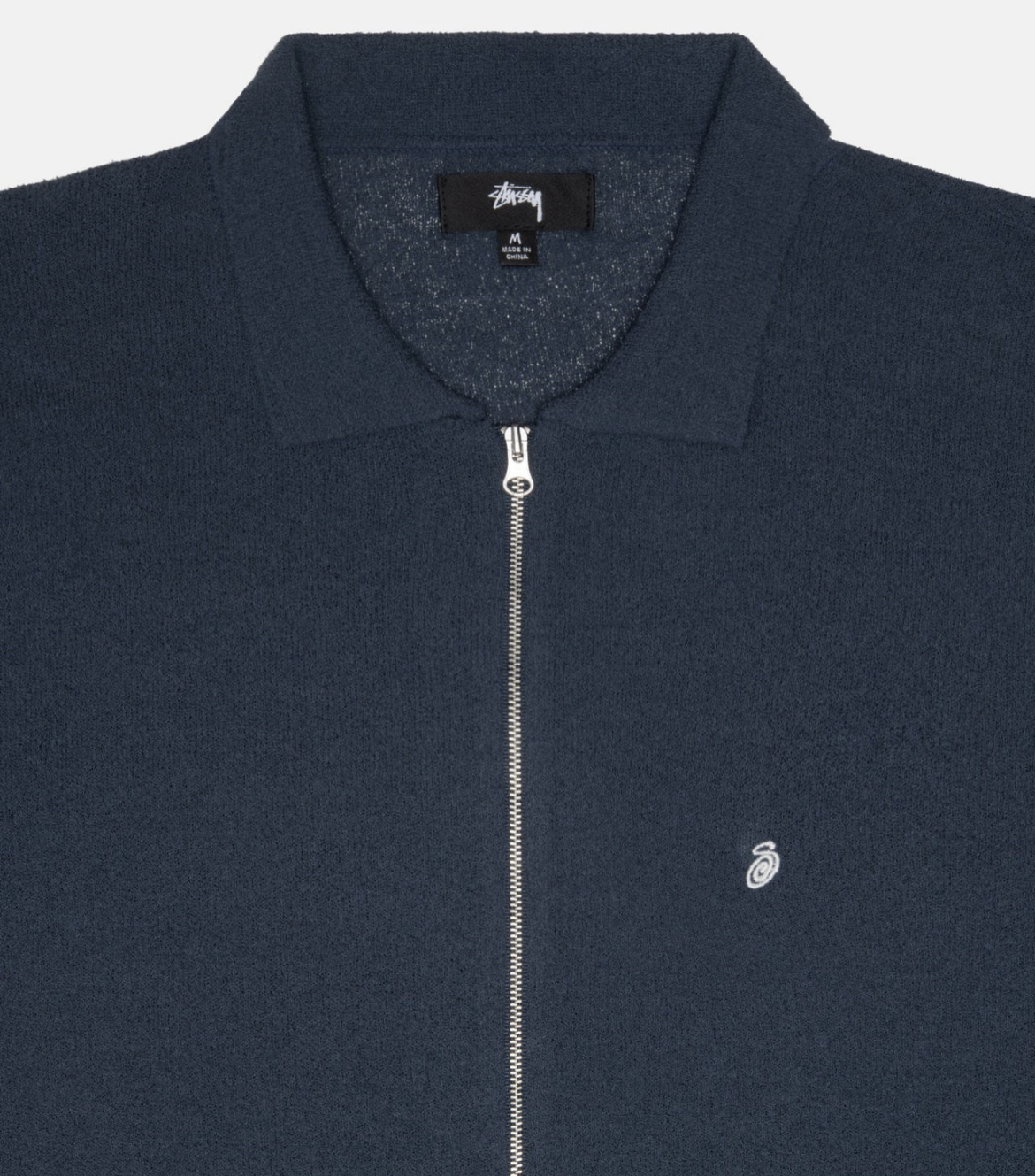 ☆23AW☆STUSSY LIGHT WEIGHT LS ZIP POLO (STUSSY/ポロシャツ