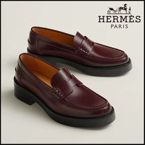□快適な履き心地【 HERMES 】モカシンアワー (HERMES/ローファー