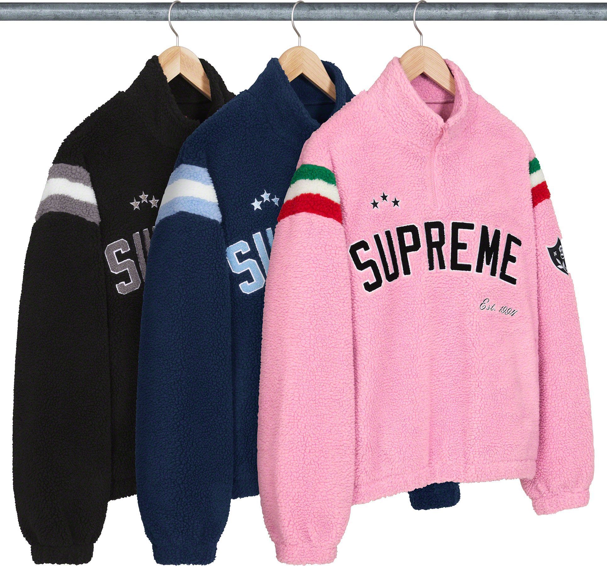 Supreme ハーフジップ フリース プルオーバー FW23 関税送料込