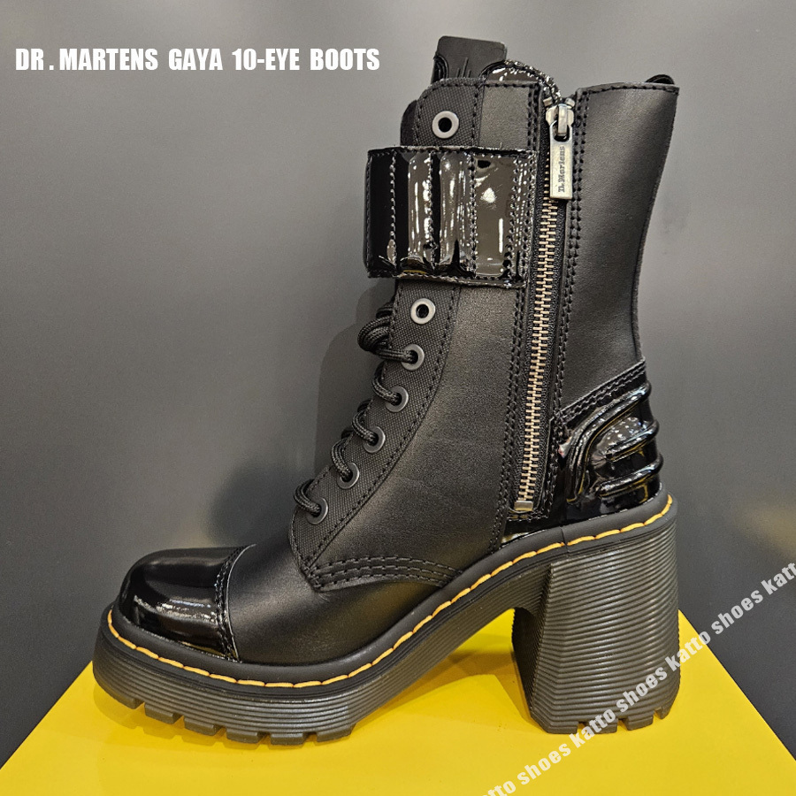 Dr Martens☆GAYA 10 ホール ブーツ☆厚底☆チャンキーヒール (Dr