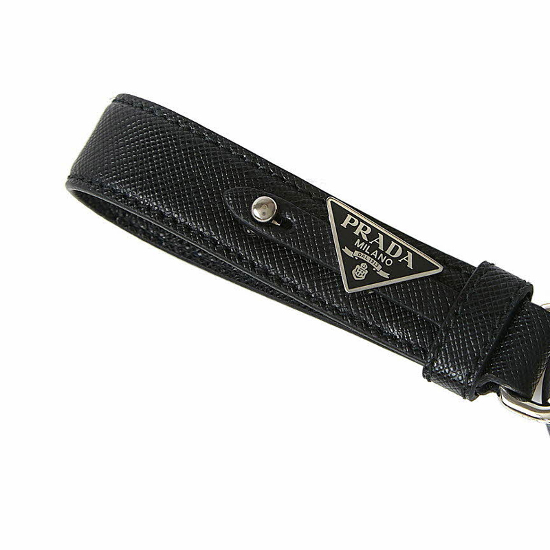 ☆送料関税込☆PRADA サフィアーノ トライアングル キーリング (PRADA