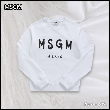 ホワイト（白）系 MSGM(エムエスジイエム) スウェット・トレーナー