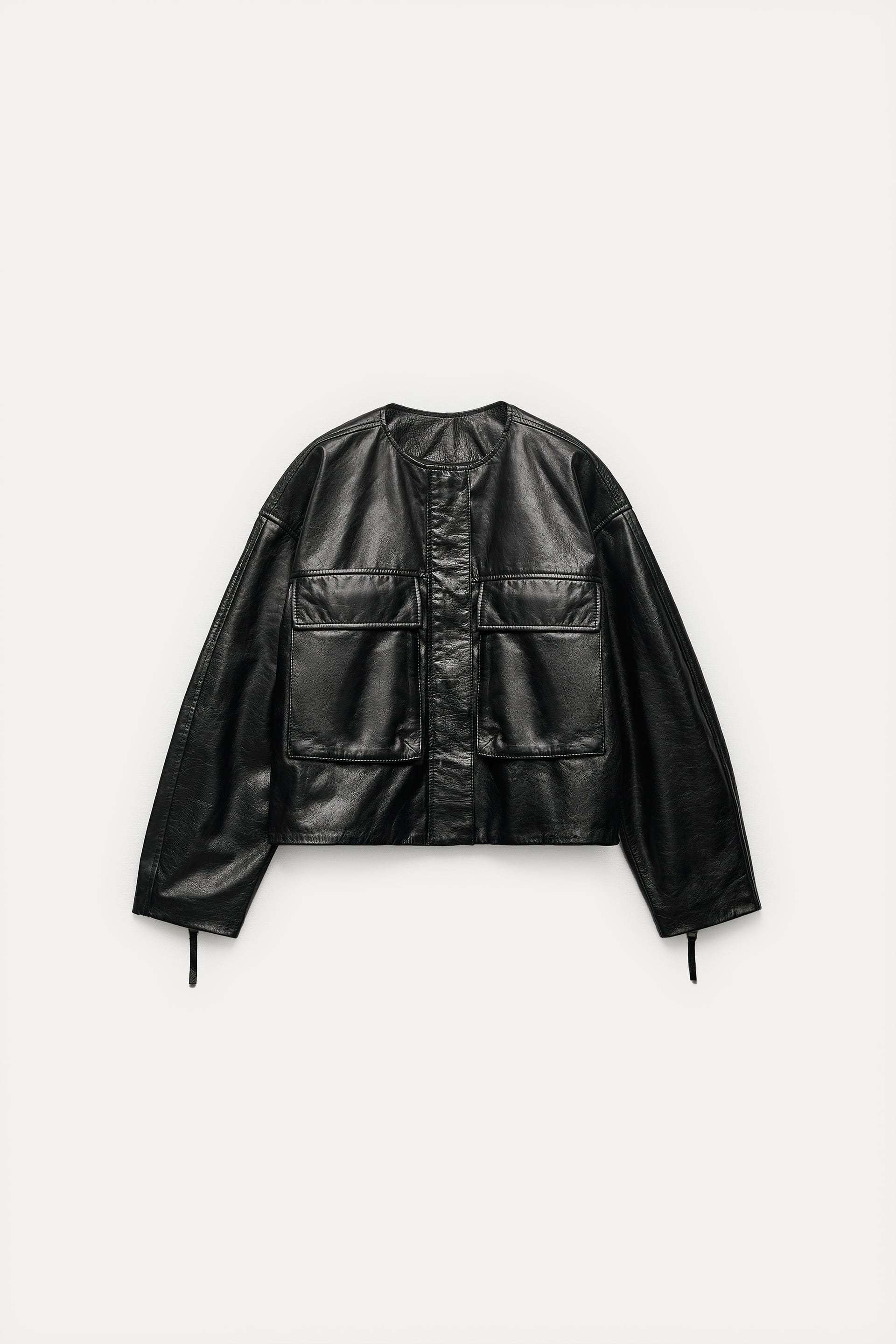 ZARAザラ本革 ZW COLLECTION レザージャケット (ZARA/レザージャケット