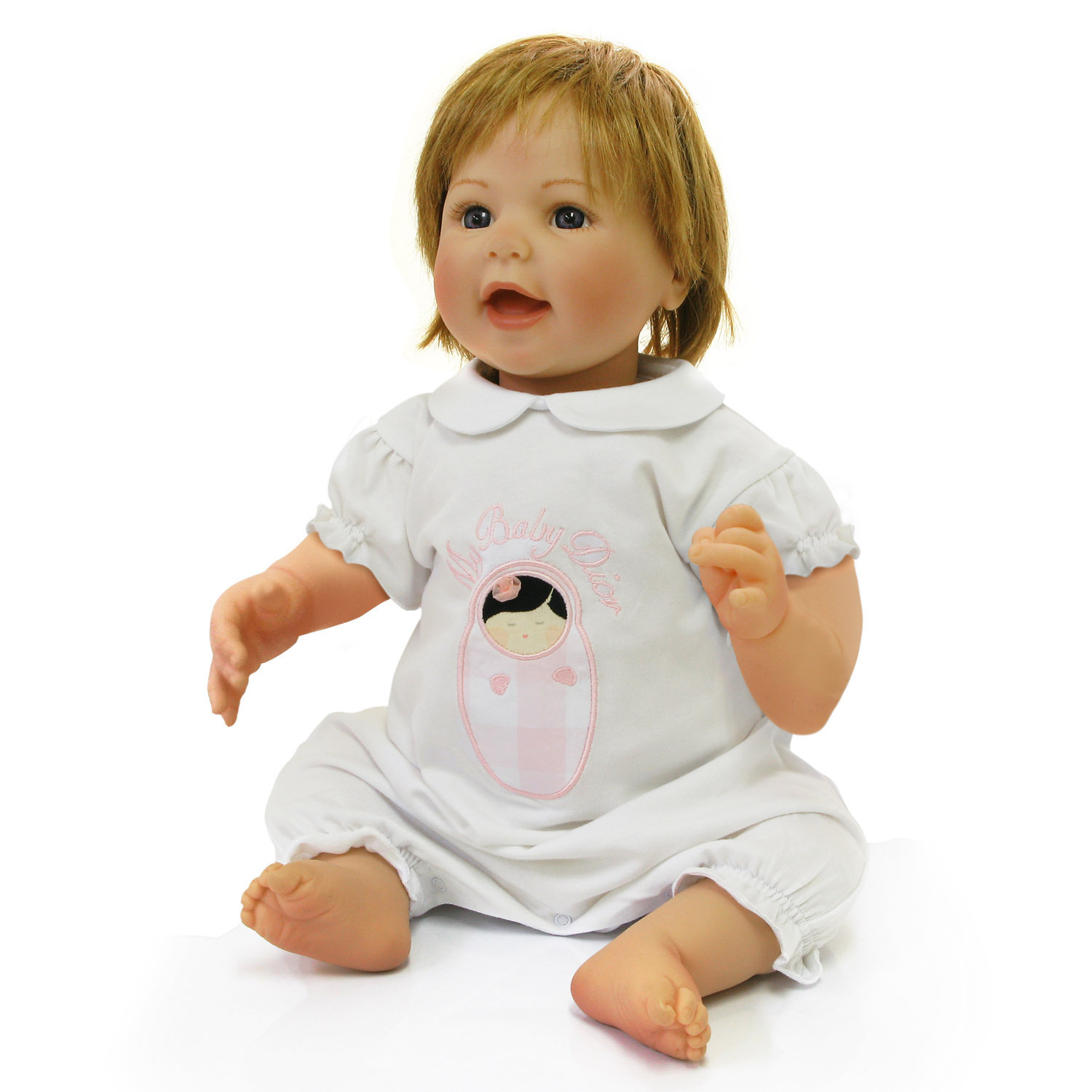 BABY DIOR ベビー ディオール 半袖ショートオール[CD-0230WHT] (Dior