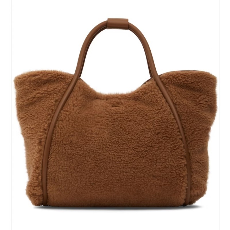 マックスマーラ テディベア ショッピングバッグ キャメル TMARIN (Max