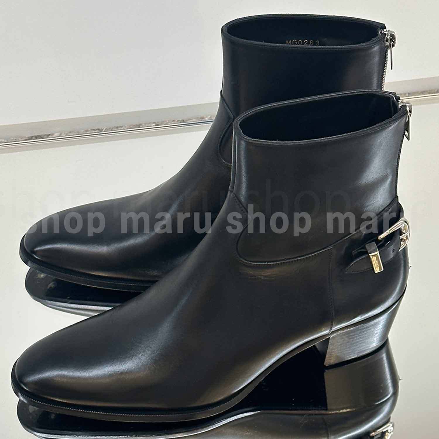 Celine サイドジップ ヒールブーツ 白 41 美品 CELINE / セリーヌ