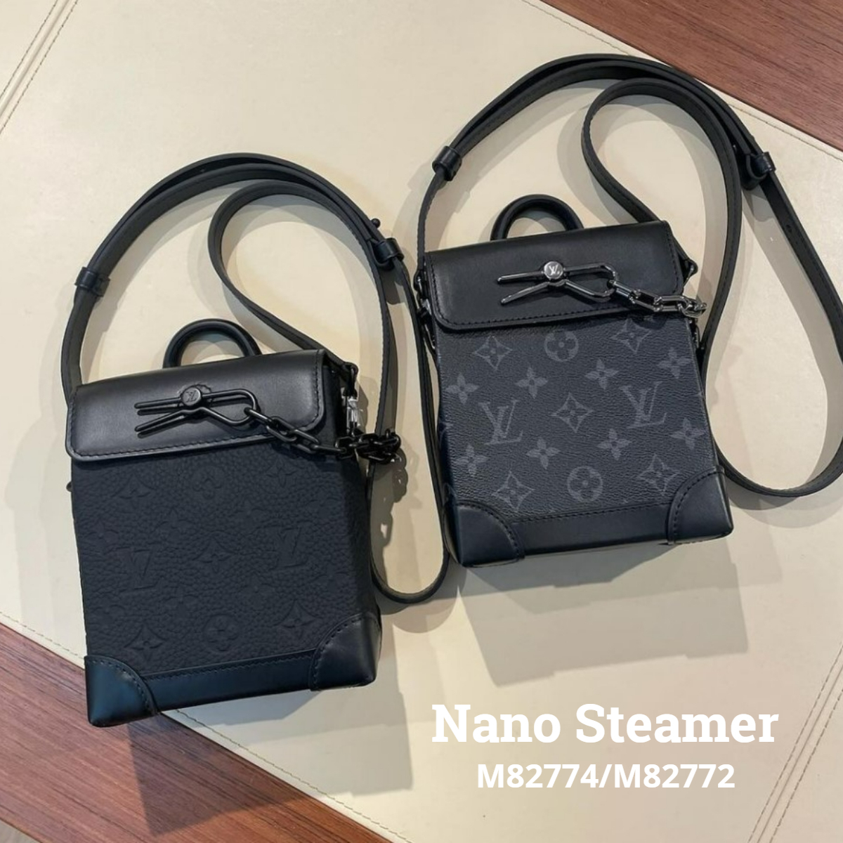 新作*LV モノグラムミニショルダーバッグ ナノスチーマー M82774