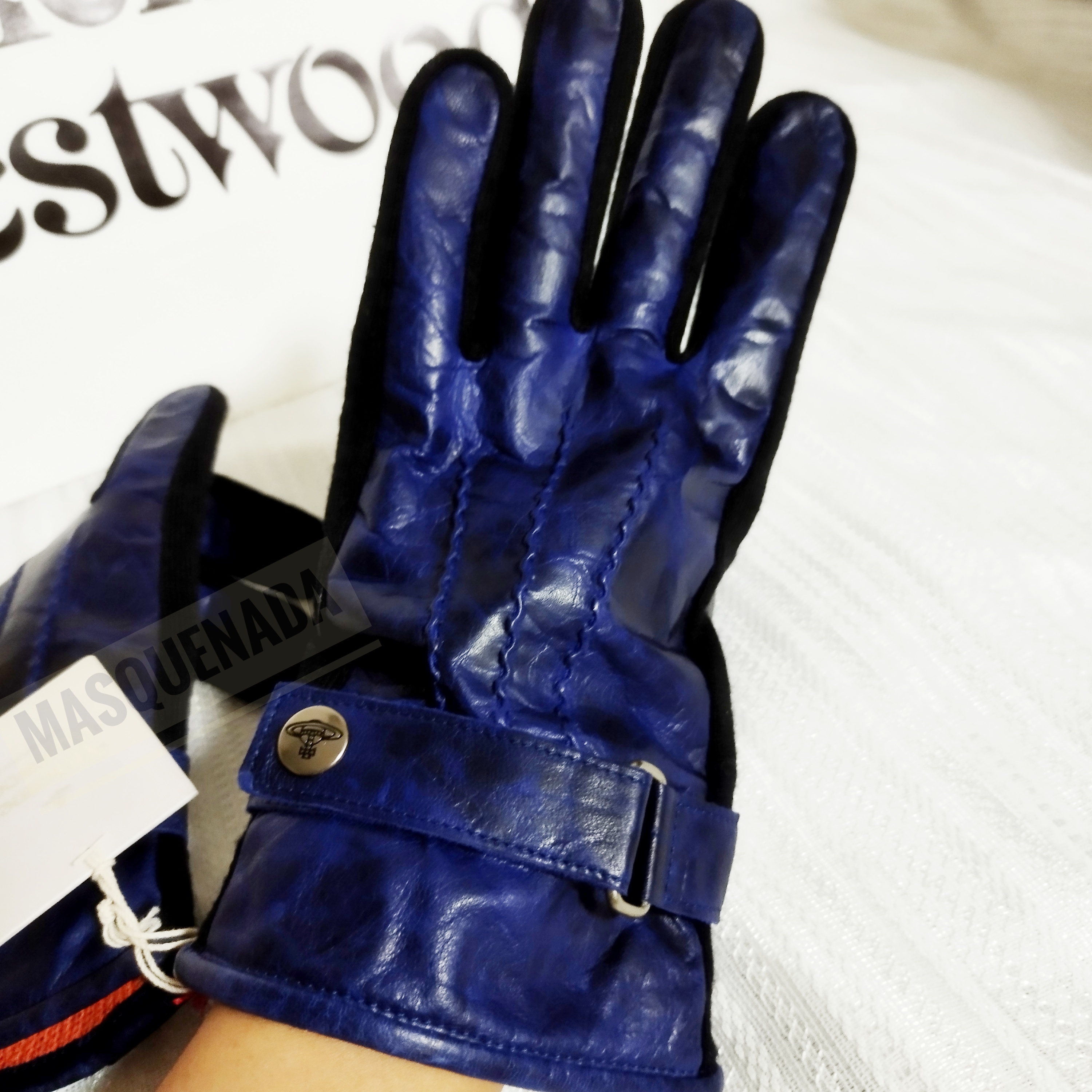 すぐ届く☆Vivienne Westwood オーブ ライダースグローブ 手袋