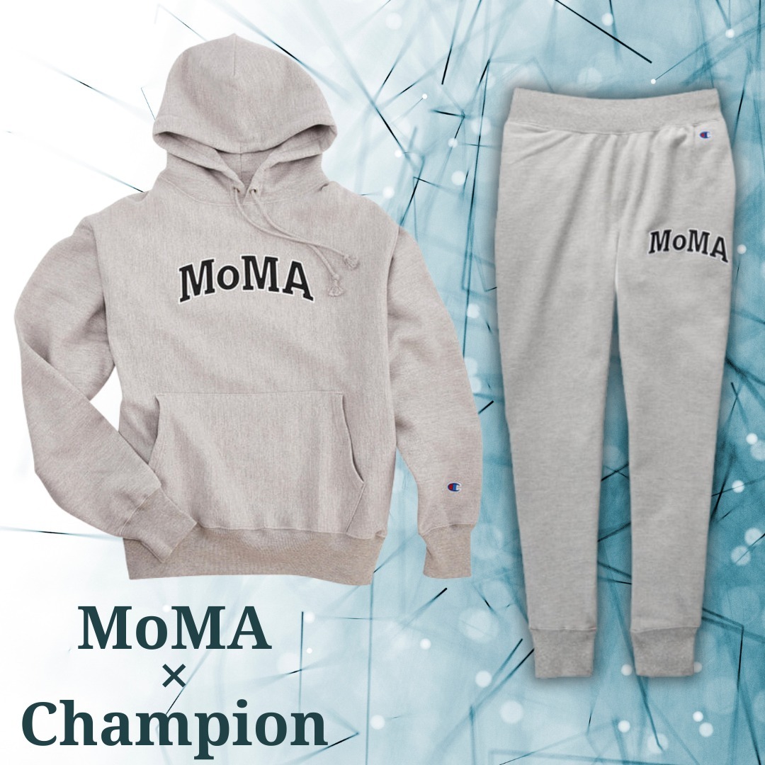 セット【MoMA×CHAMPION】MoMA限定フーディー＆スウェットパンツ (MoMA