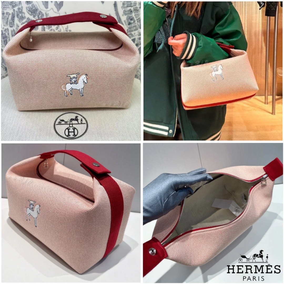 キュート☆》 エルメス ポーチ ブリッドアブラック カブリオル (HERMES