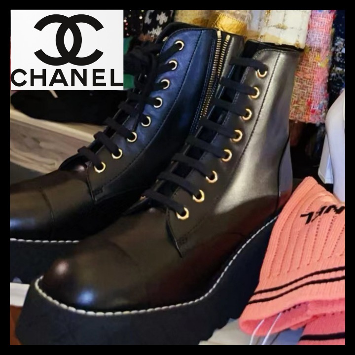 24C》新作【CHANEL】シャネル ブーツ (CHANEL/ショートブーツ