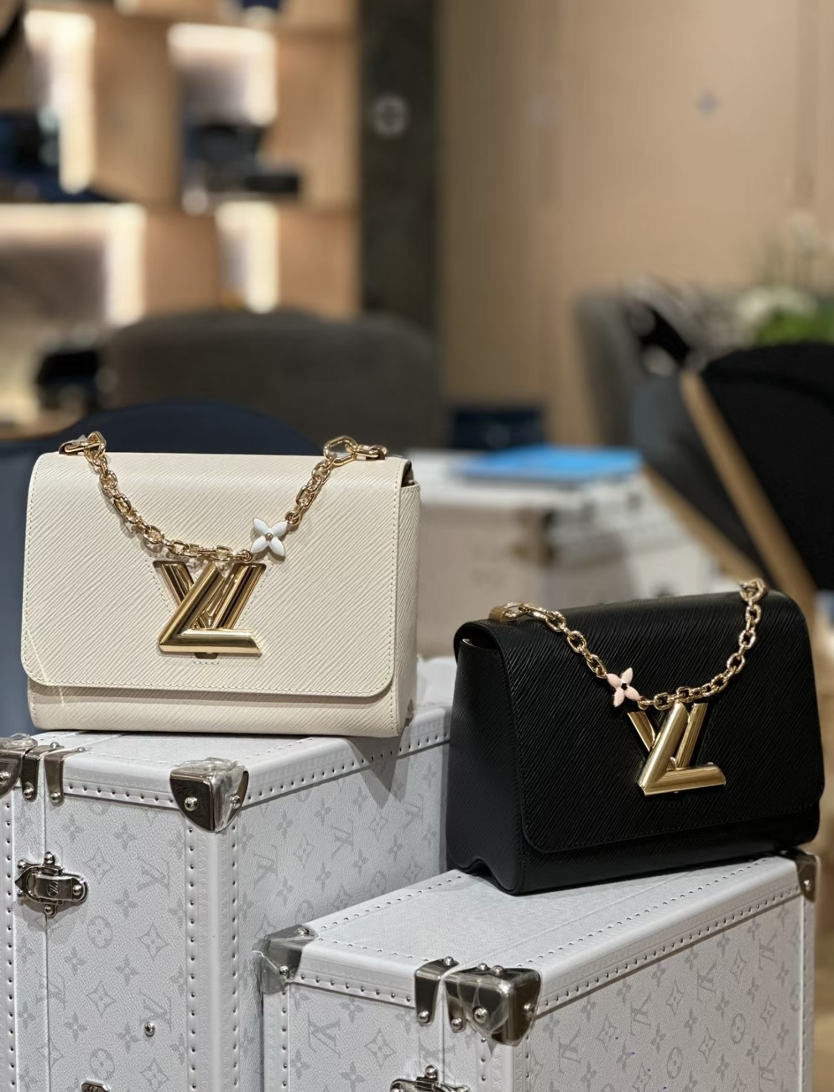 上品】Louis Vuitton☆ツイストMM ショルダーバッグ 2way (Louis