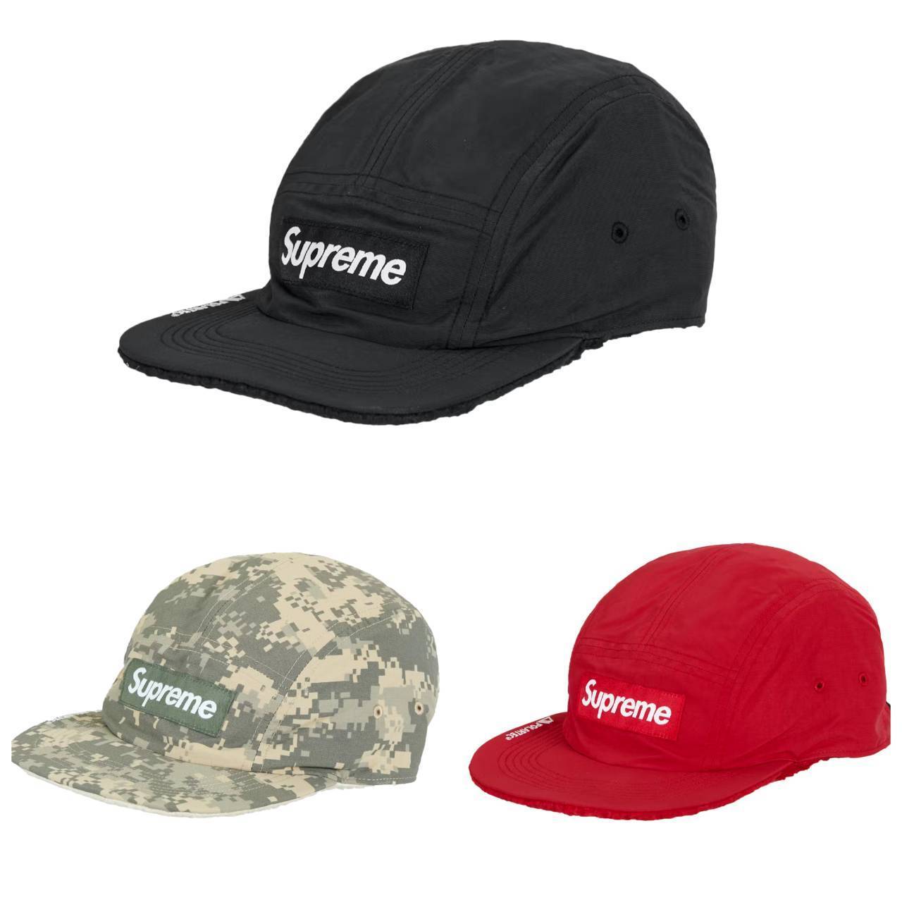 Supreme☆ポーラテックリバーシブルキャップ☆PolartecShearling