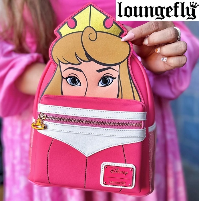 海外限定◇Loungefly◇眠れる森の美女 オーロラ姫 リュック (Disney