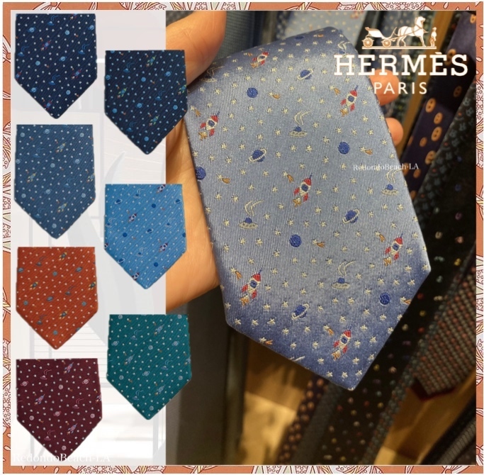 宇宙好きにはたまらない】HERMES☆Vers lInfini☆ネクタイ (HERMES
