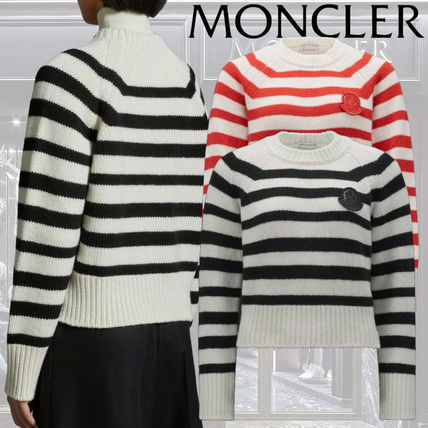 ボーダー MONCLER(モンクレール) ニット・セーター(レディース