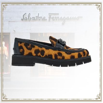 レオパード（ヒョウ柄） FERRAGAMO(フェラガモ) 靴・シューズ