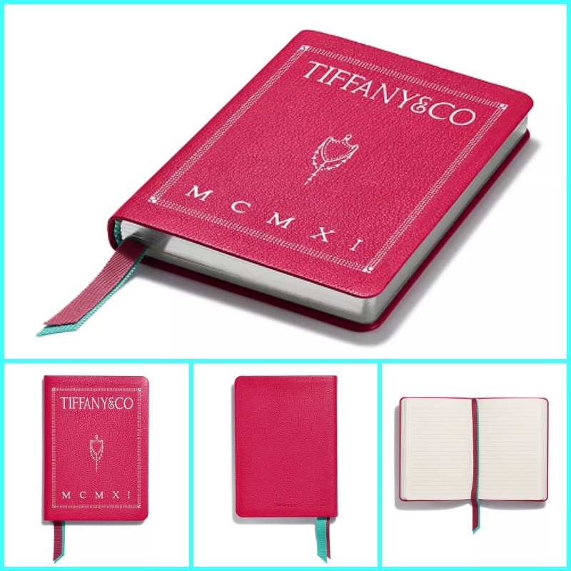 オシャレ☆プレゼントに☆【ティファニー】レザー ノートブック