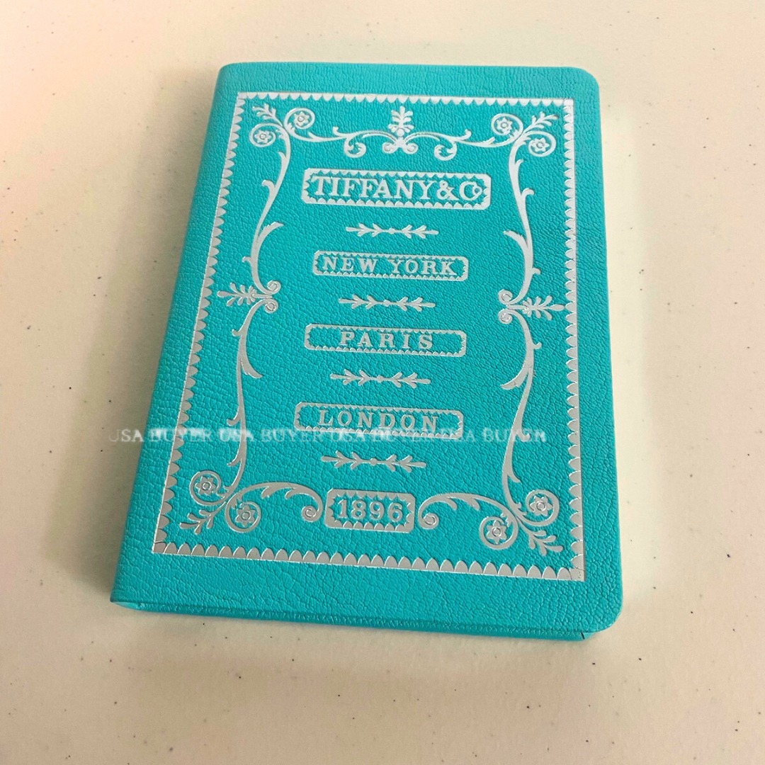 オシャレ☆プレゼントに☆【ティファニー】レザー ノートブック
