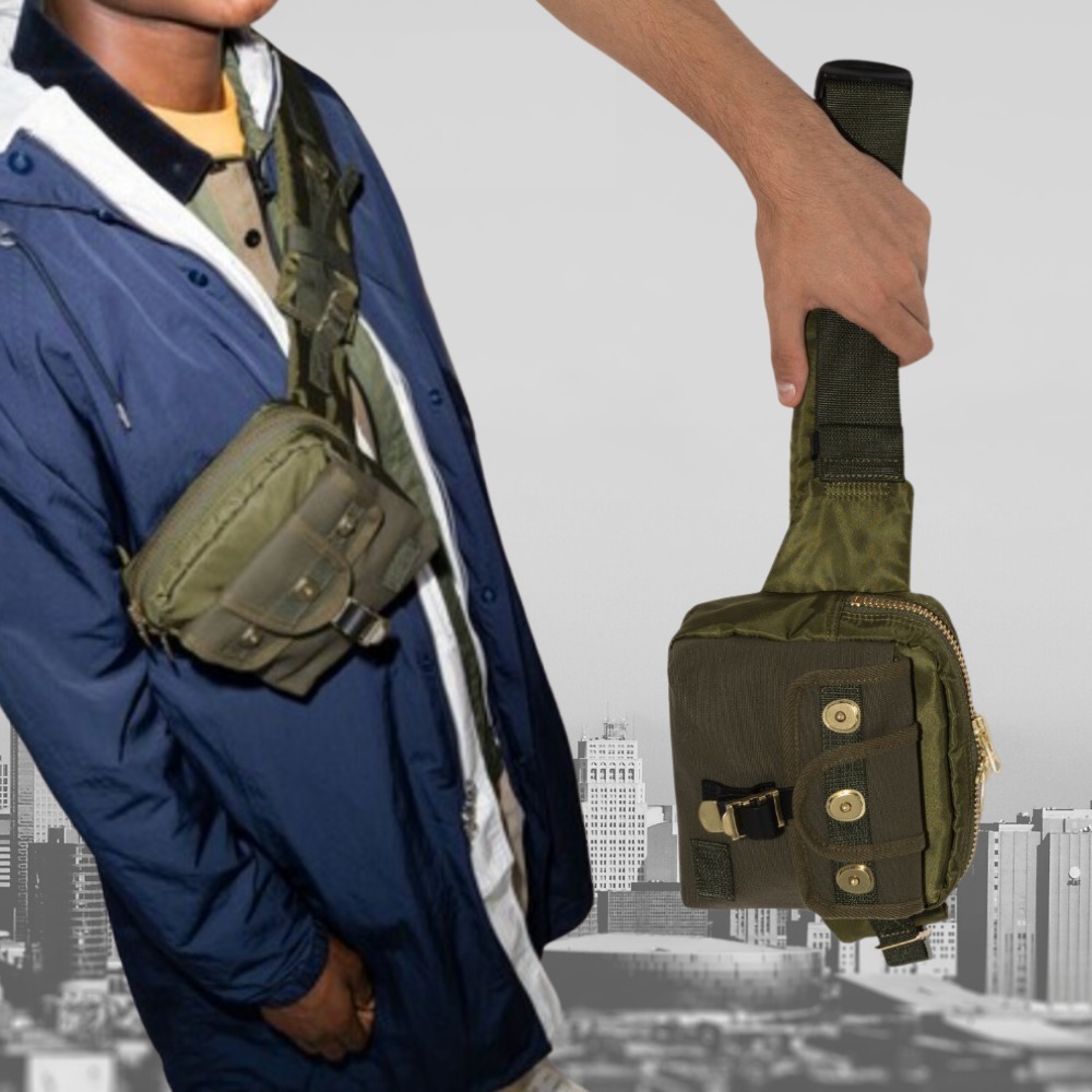 sacai x PORTER ウエストバッグ BODY PACK クロスボディ バッグ (sacai