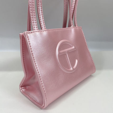 即お届け TELFAR テルファー スモール バッグ バレリーナ ピンク