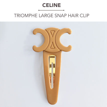 CELINE トリオンフ ラージ スナップ ヘアクリップ (CELINE/ヘア