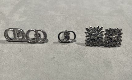 24SS】DIOR CD ICON ロゴ ピアス スターリングシルバー (Dior/ピアス