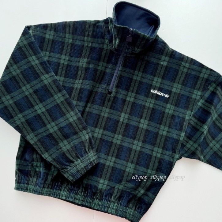 タータンチェック柄で秋ムード全開！『adidas(アディダス)』ハーフ
