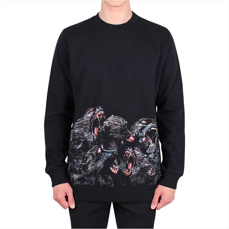 GIVENCHY 16AW BABUN モンキープリント トレーナー_BLACK (GIVENCHY