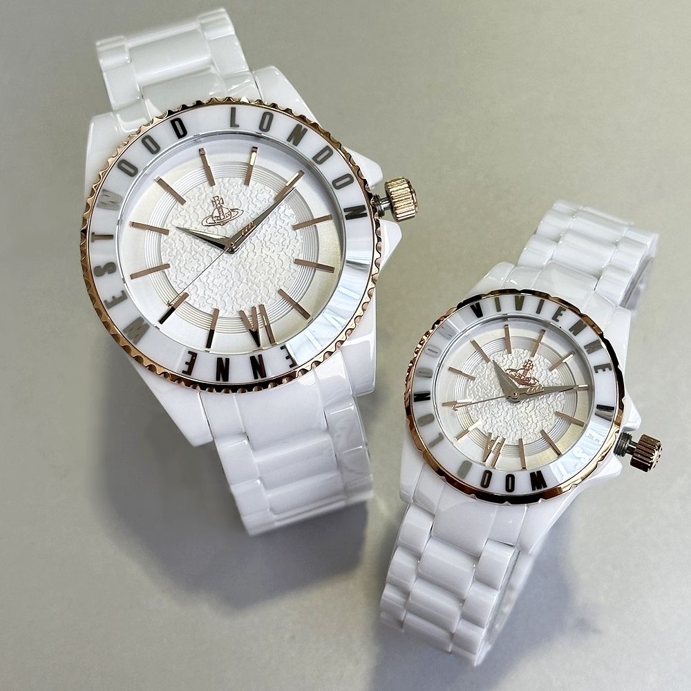 ヴィヴィアン ウエストウッド 時計 ペアウォッチ 白 VV048RSWH