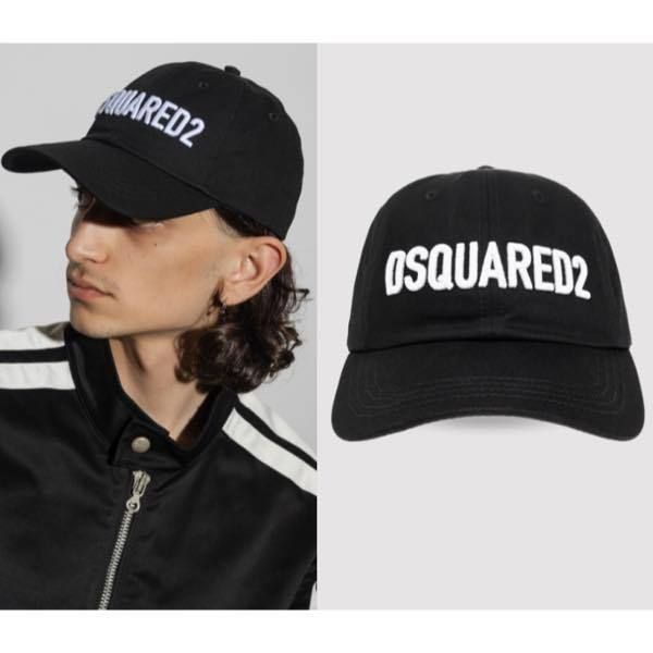 関税込】DSQUARED2◇ロゴ刺繍 ダメージ加工 キャップ 3カラー (D