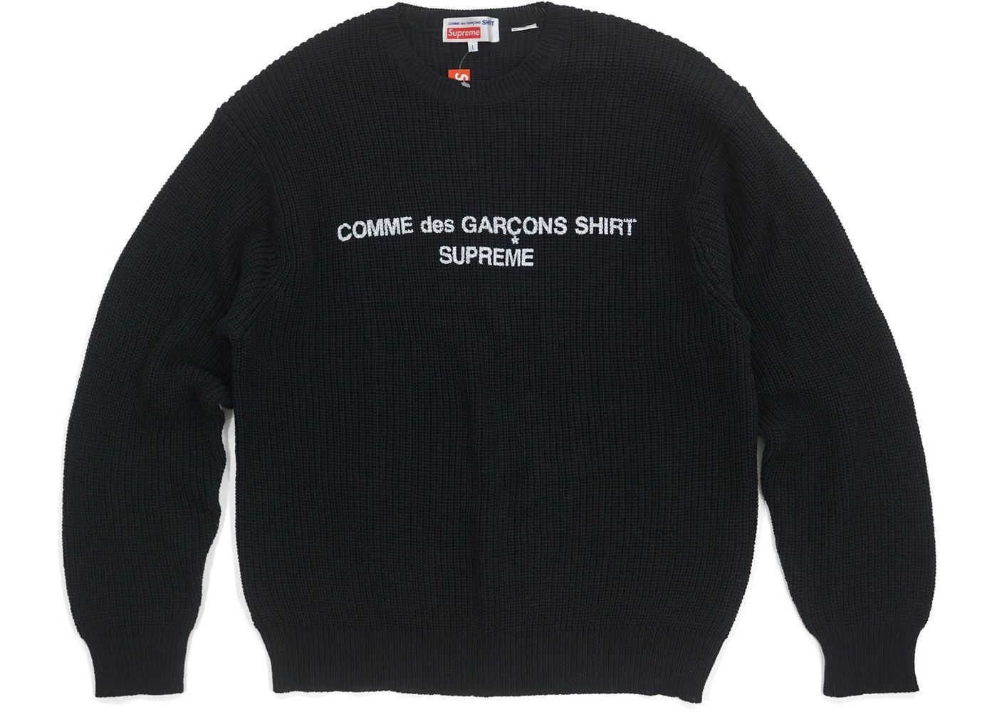 Supreme Comme des Garcons SHIRT Sweater Black (Supreme/ニット