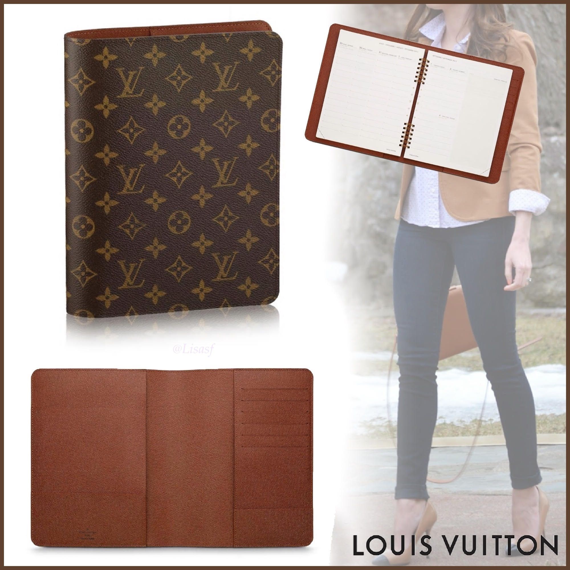 追跡便】ルイヴィトン☆アジェンダ・ビューロー/モノグラム (Louis