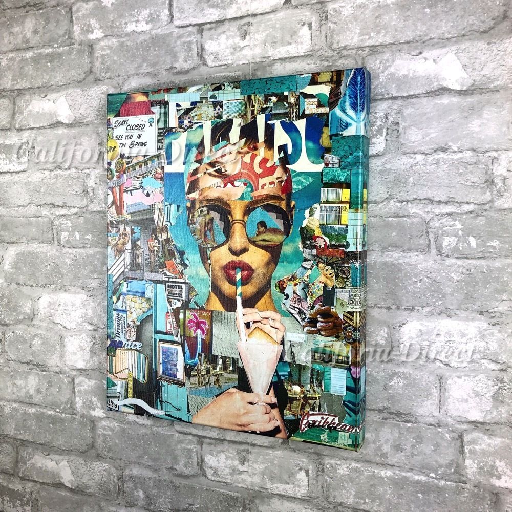 Oliver Gal ちょうどいい 43x51cm Summer Shores キャンバス (Oliver